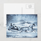 Sleigh Ride briefkaarten (Voorkant / Achterkant)