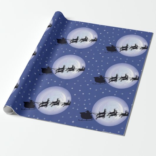 Sleigh Ride Cadeaupapier (Uitgerold)