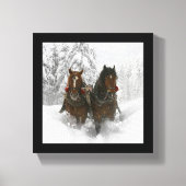 Sleigh Ride Canvas Afdruk (Voorkant)