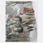 Sleigh Ride Fleece Deken (Voorkant)