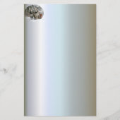 Sleigh Ride in het Snowy Forest Briefpapier (Voorkant)