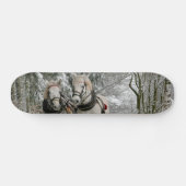 Sleigh Ride in het Snowy Forest Persoonlijk Skateboard (Horizontaal)