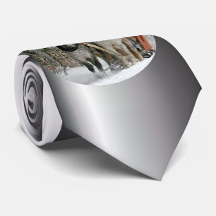 Sleigh Ride in het Snowy Forest Stropdas