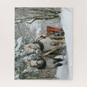 Sleigh Ride in Winter Wonderland Legpuzzel (Verticaal)