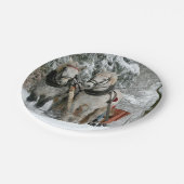 Sleigh Ride in Winter Wonderland Papieren Bordje (Gekanteld)