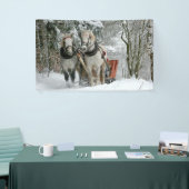 Sleigh Ride in Winter Wonderland Spandoek (Beurs)