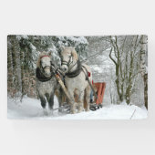 Sleigh Ride in Winter Wonderland Spandoek (Horizontaal)