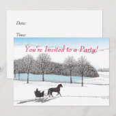 Sleigh Ride Kaart (Voorkant / Achterkant)