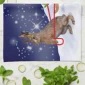 Sleigh Ride Kitchen Towel Theedoek (Gevouwen)