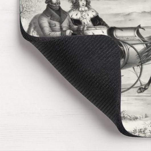 Sleigh Ride mousepad Muismat (Hoek)
