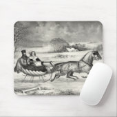 Sleigh Ride mousepad Muismat (Met muis)