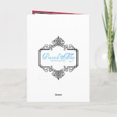 Sleigh Ride Onder De Maan Kerst Kaart (Achterkant)