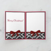 Sleigh Ride Onder De Maan Kerst Kaart (Binnen)