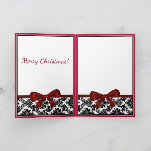 Sleigh Ride Onder De Maan Kerst Kaart (Binnen)