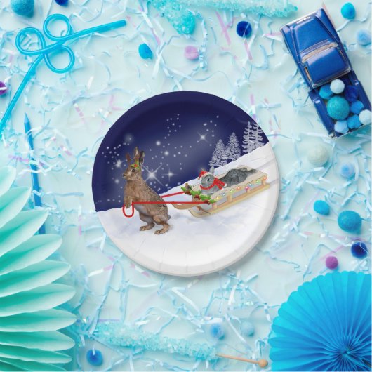 Sleigh Ride Paper Bord (Feest)