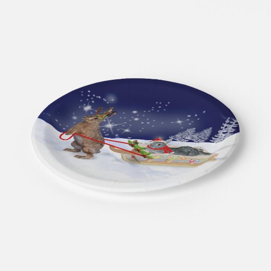 Sleigh Ride Paper Bord (Gekanteld)