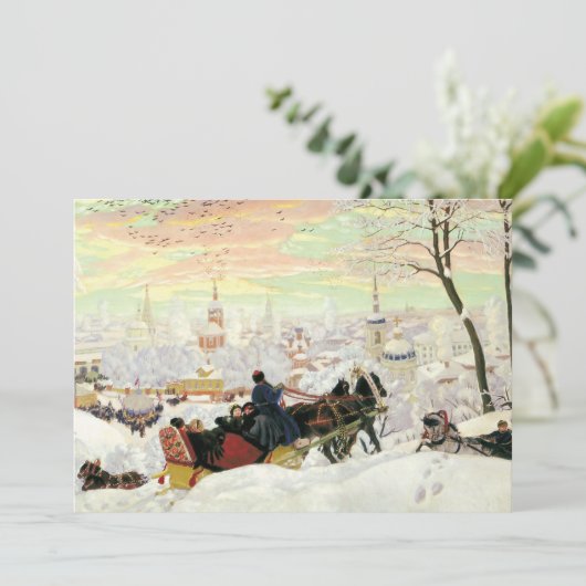 Sleigh Ride Schilderen (Staand voorkant)