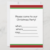 Sleigh Ride Silhouette Kaart (Achterkant)