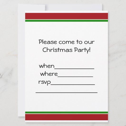 Sleigh Ride Silhouette Kaart (Achterkant)