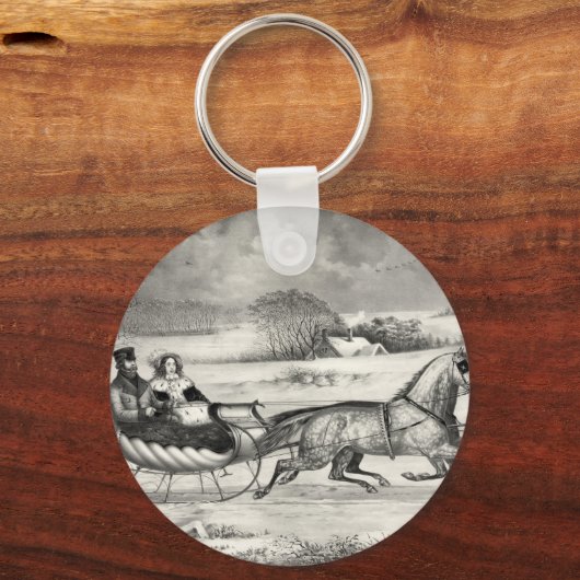 Sleigh Ride sleutelhanger (Voorkant)