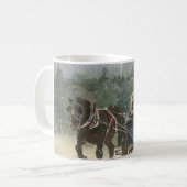 Sleigh Ride, Stowe Vermont Koffiemok (Voorkant links)