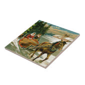 Sleigh Ride Tegeltje (Zijkant)
