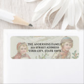  Sleigh Ride Winter Adreslabel Etiket (Insitu)