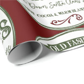 Sleigh Rides Kerstmis Cadeaupapier (Rol Hoek)