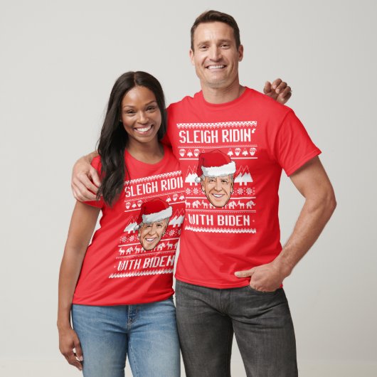 SLEIGH RIDIN' MET BIDEN T-SHIRT (Unisex)