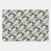 Sleigh riding at Christmas time Inpakpapier Vel (Voorkant 3)