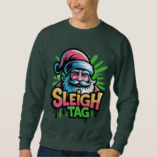 Sleigh Tag — Urban Santa Emblem Tee Trui