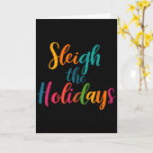 Sleigh The Holidays Toddler  Kaart (Gele Bloem)