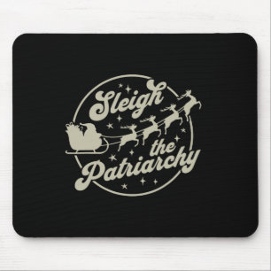 Sleigh the Patriarchy Feminist Kerstmis Muismat