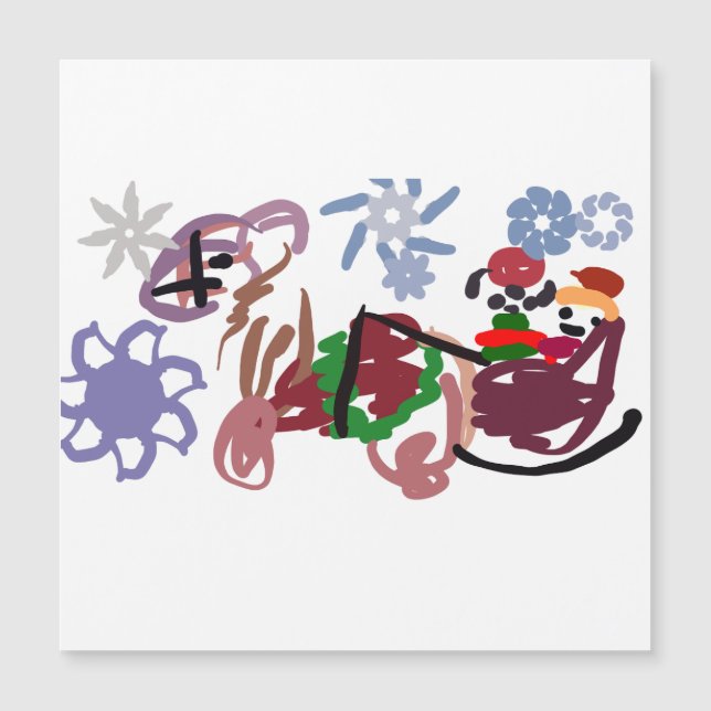  Sleigh winter  (Voorkant)