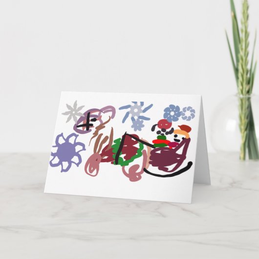  Sleigh winter  Kaart (Voorkant)