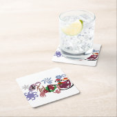 Sleigh winter Kartonnen Onderzetters (Insitu)