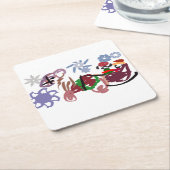  Sleigh winter  Kartonnen Onderzetters (Schuin)