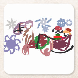  Sleigh winter  Kartonnen Onderzetters