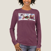  Sleigh winter  Tri-Blend Shirt (Voorkant)