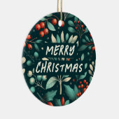 Sleigh Your Own Path voor Kerstmis Keramisch Ornament (Rechts)