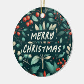 Sleigh Your Own Path voor Kerstmis Keramisch Ornament (Links)