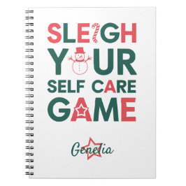Sleigh Your Self-Care Game Vakantie Notitieboek