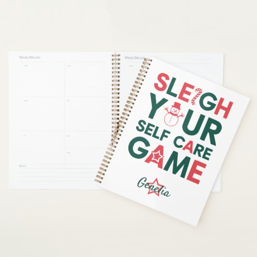 Sleigh Your Self Care Game Vakantie:  Planner (Display)