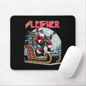 Sleigher Hail Santa Heavy Metal Christmas Rock XMA Muismat (Met muis)