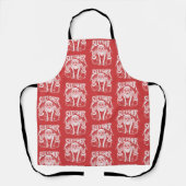 Sleigher Santa Claus Funny Metal Christmas Rock  Schort (Voorkant)