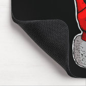 Sleigher Santa Claus Metal Christmas Funny Hail Sa Muismat (Hoek)