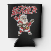 Sleigher Santa Claus Metal Christmas Hail Funny Blikjeskoeler (Voorkant)