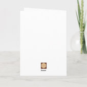 Sleighin' Christmas Vibes Pajama Queen Feestdagen Kaart (Achterkant)