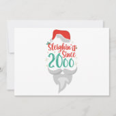 Sleighin het Sinds 2006 Kerstmis Verjaardag Kerstm Kaart (Voorkant)