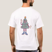 Sleighin' It Holiday Tree-personage T-shirt (Achterkant)